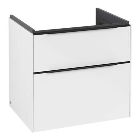 V&B Waschtischunterschrank Subway 3.0 62,2x57,6x47,8cm, o LE/Gr vo b, Bri wh.