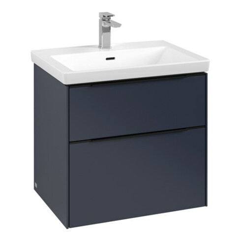 V&B Waschtischunterschrank Subway 3.0 62,2x57,6x47,8cm, o LE/Gr vo b, Mar bl.