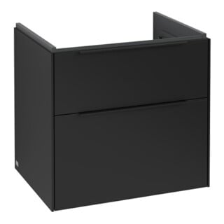 V&B Waschtischunterschrank Subway 3.0 62,2x57,6x47,8cm, o LE/Gr vo b, volc bla