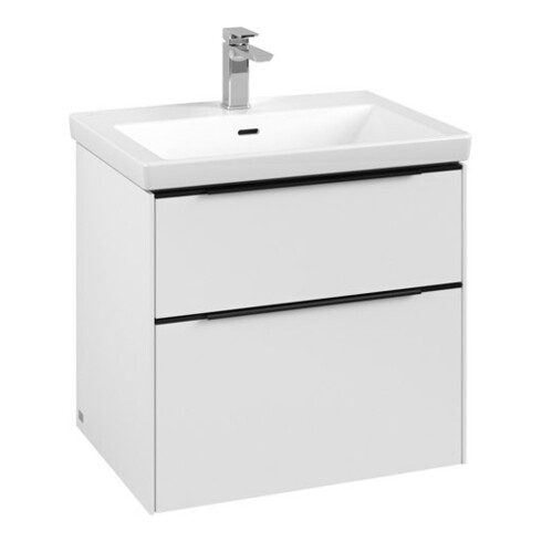 V&B Waschtischunterschrank Subway 3.0 62,2x57,6x47,8cm, o LE/Gr vo bla, P wh.