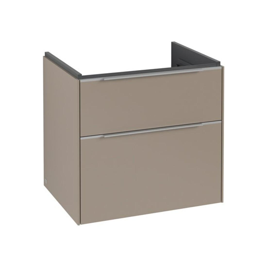 V&B Waschtischunterschrank Subway 3.0 62,2x57,6x47,8cm, o. LED/Gr Alu gl, Tau
