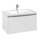 V&B Waschtischunterschrank Subway 3.0 77,2x42,9x47,8cm, m LE/Gr AL g, Bri wh.-1