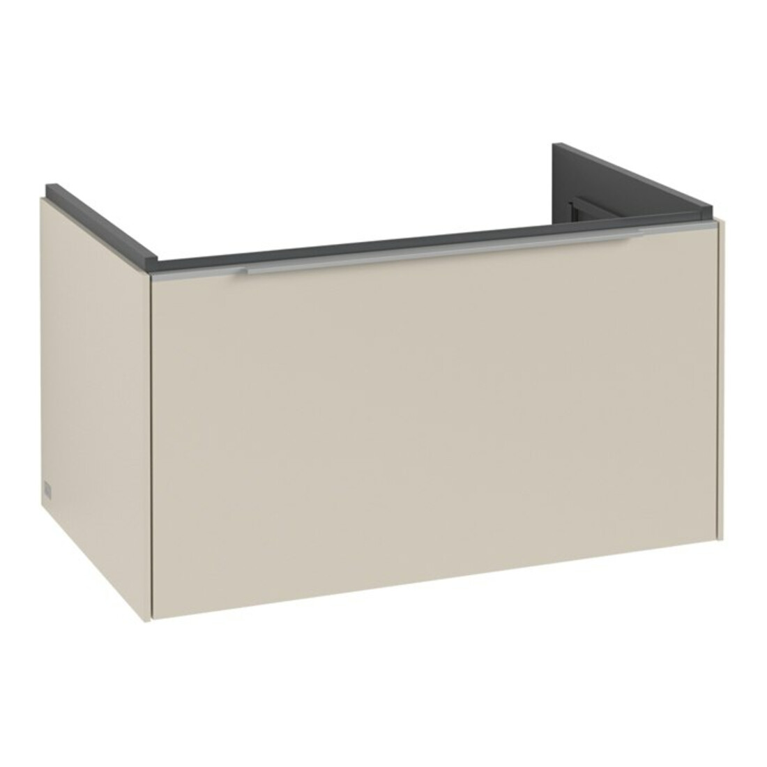 V&B Waschtischunterschrank Subway 3.0 77,2x42,9x47,8cm, m LE/Gr AL g, cashm Gr
