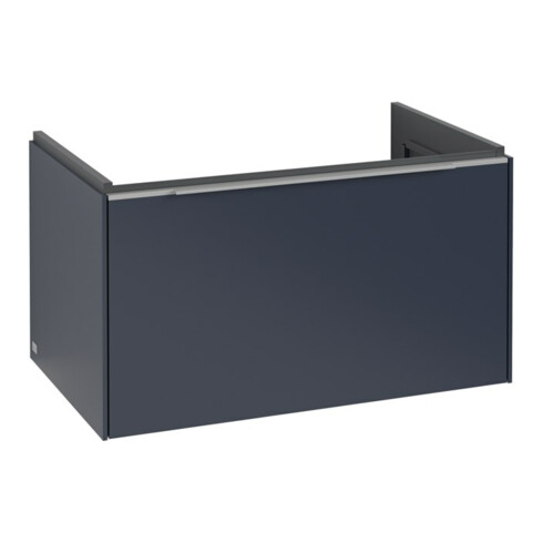 V&B Waschtischunterschrank Subway 3.0 77,2x42,9x47,8cm, m LE/Gr AL gl, Mar bl.