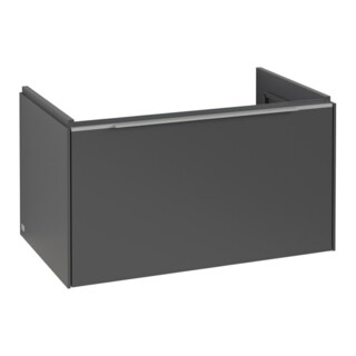 V&B Waschtischunterschrank Subway 3.0 77,2x42,9x47,8cm, m LE/Gr Alu gl, graph.