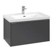 V&B Waschtischunterschrank Subway 3.0 77,2x42,9x47,8cm, m LE/Gr Alu gl, graph.-3