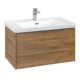 V&B Waschtischunterschrank Subway 3.0 77,2x42,9x47,8cm, m LE/Gr Alu gl, Kan Oa-3