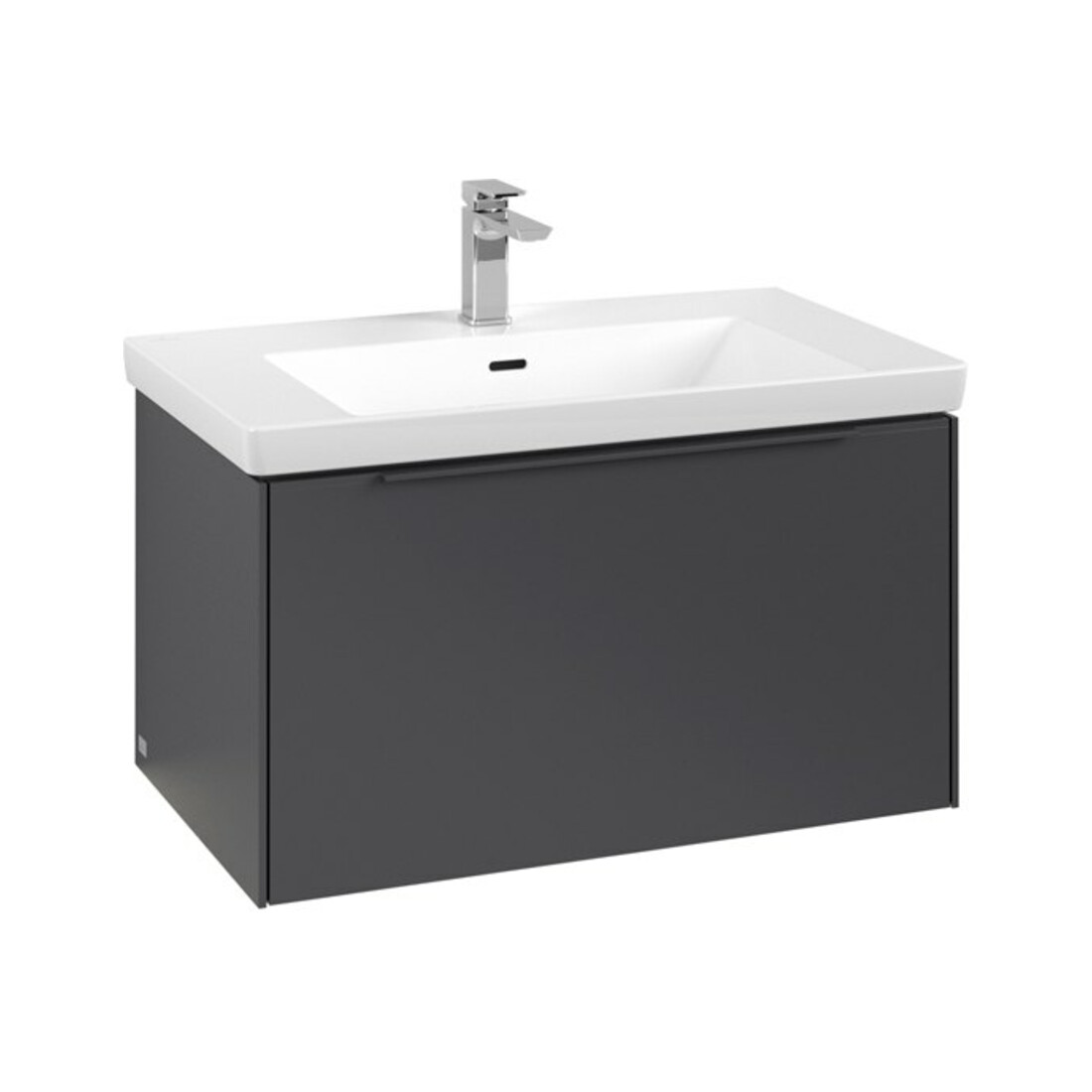 V&B Waschtischunterschrank Subway 3.0 77,2x42,9x47,8cm, m LE/Gr mon., graph.
