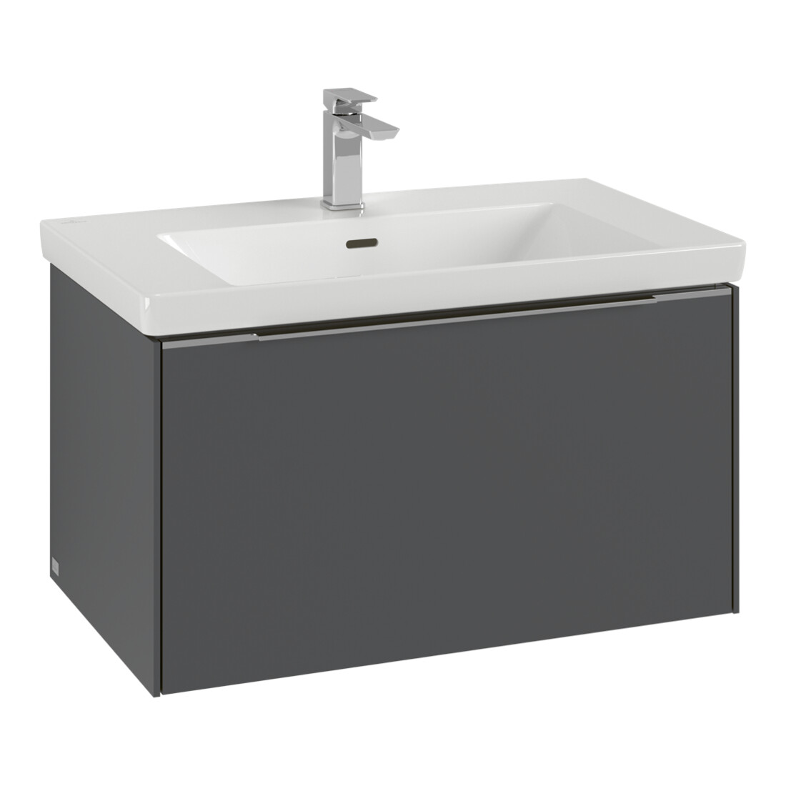 V&B Waschtischunterschrank Subway 3.0 77,2x42,9x47,8cm, m LE/Gr vo bla, bla Oa