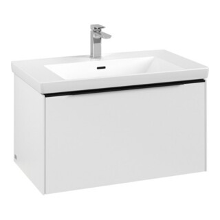 V&B Waschtischunterschrank Subway 3.0 77,2x42,9x47,8cm, m LE/Gr vo bla, P wh.