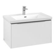 V&B Waschtischunterschrank Subway 3.0 77,2x42,9x47,8cm, m LED/Gr Alu gl, P wh.-3