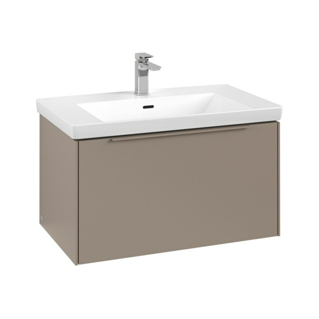 V&B Waschtischunterschrank Subway 3.0 77,2x42,9x47,8cm, m LED/Gr monochr, Tau