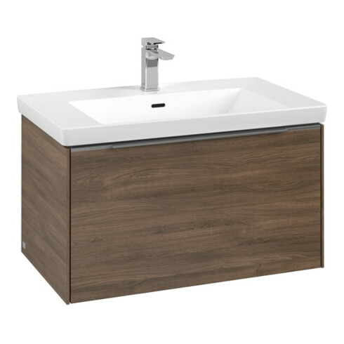 V&B Waschtischunterschrank Subway 3.0 77,2x42,9x47,8cm, o LE/Gr AL g, Ariz. Oa