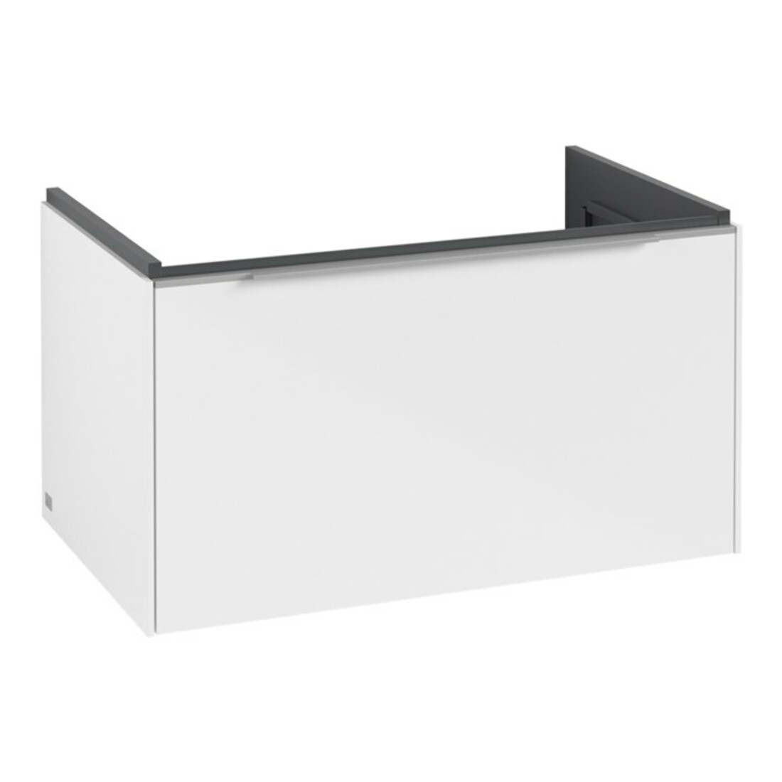 V&B Waschtischunterschrank Subway 3.0 77,2x42,9x47,8cm, o LE/Gr AL g, Bri wh.