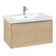 V&B Waschtischunterschrank Subway 3.0 77,2x42,9x47,8cm, o LE/Gr AL gl, Nord Oa