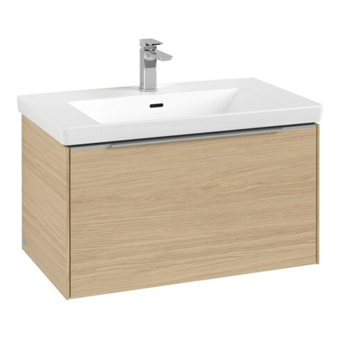 V&B Waschtischunterschrank Subway 3.0 77,2x42,9x47,8cm, o LE/Gr AL gl, Nord Oa