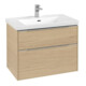 V&B Waschtischunterschrank Subway 3.0 77,2x57,6x47,8cm, m LE/Gr AL gl, Nord Oa-1