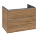 V&B Waschtischunterschrank Subway 3.0 77,2x57,6x47,8cm, m LE/Gr Alu gl, Kan Oa-1