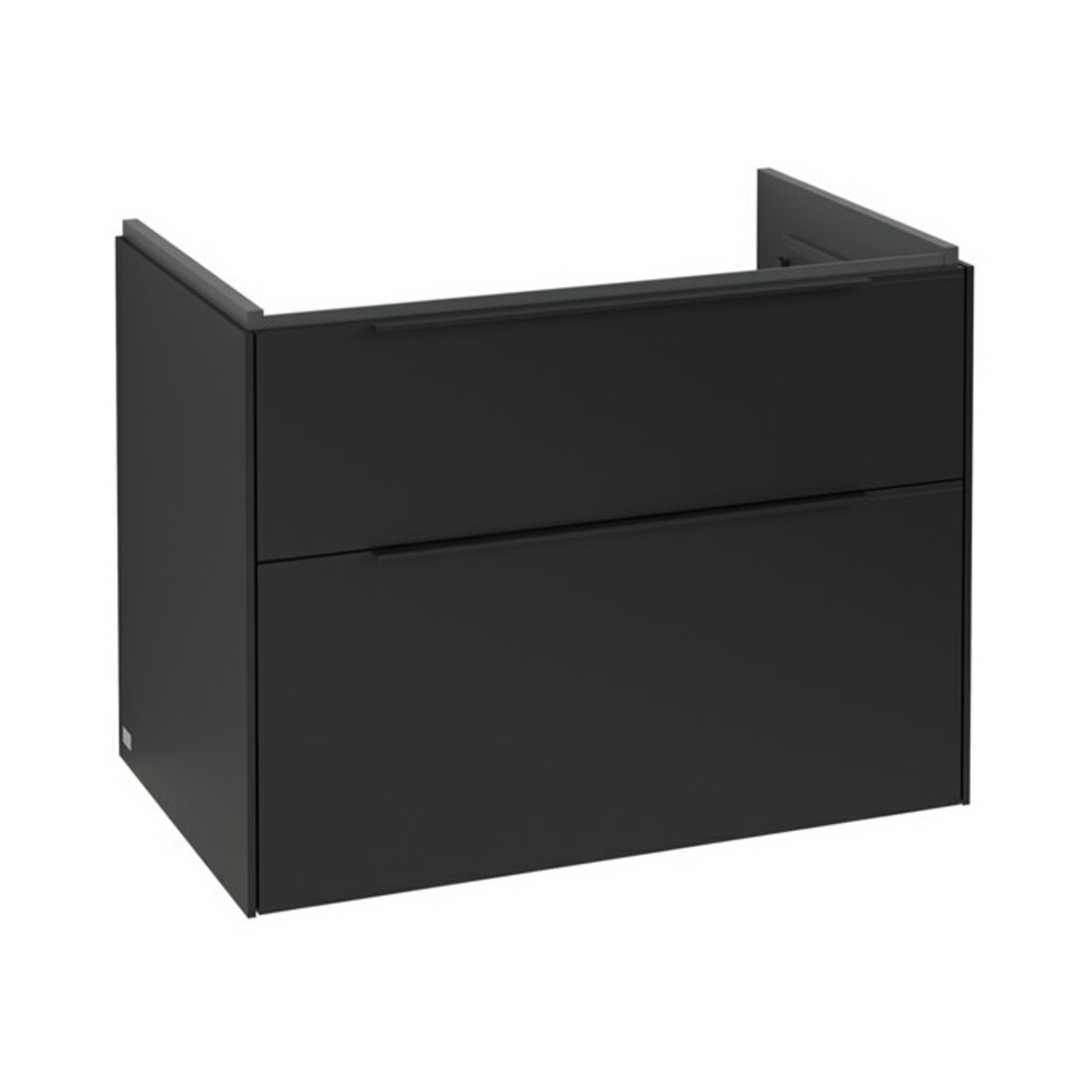V&B Waschtischunterschrank Subway 3.0 77,2x57,6x47,8cm, m LE/Gr vo b, volc bla