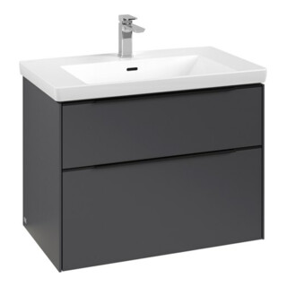 V&B Waschtischunterschrank Subway 3.0 77,2x57,6x47,8cm, m LE/Gr vo bla, graph.