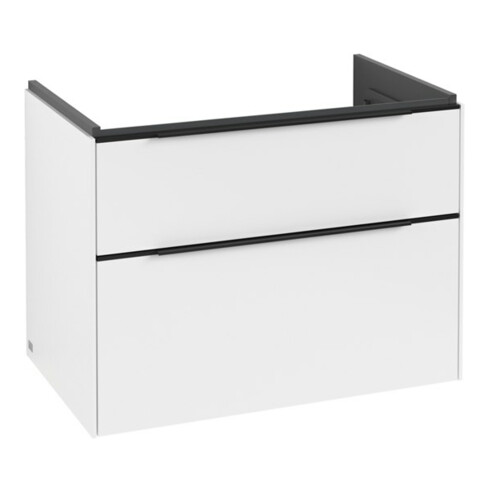 V&B Waschtischunterschrank Subway 3.0 77,2x57,6x47,8cm, m LE/Gr vo bla, P wh.