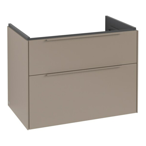 V&B Waschtischunterschrank Subway 3.0 77,2x57,6x47,8cm, m LED/Gr monochr, Tau