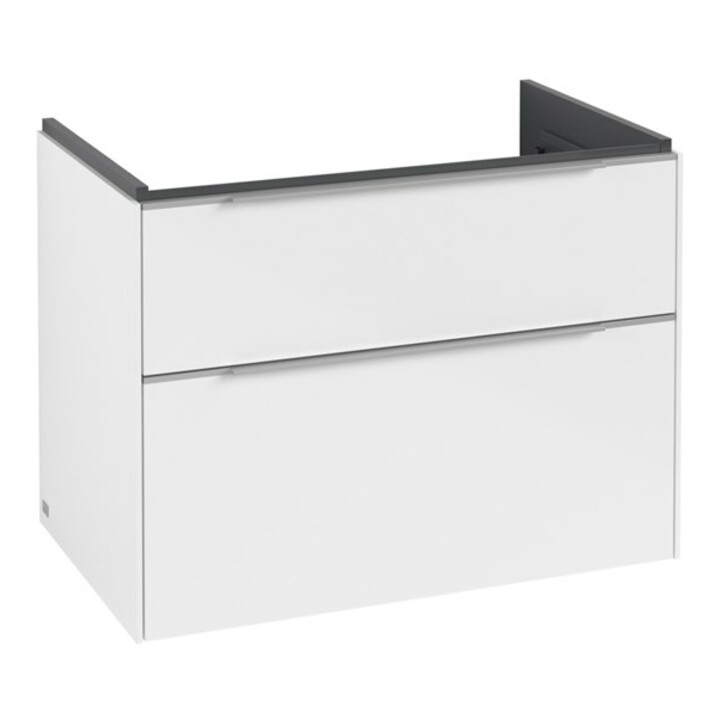 V&B Waschtischunterschrank Subway 3.0 77,2x57,6x47,8cm, o LE/Gr AL g, Bri wh.
