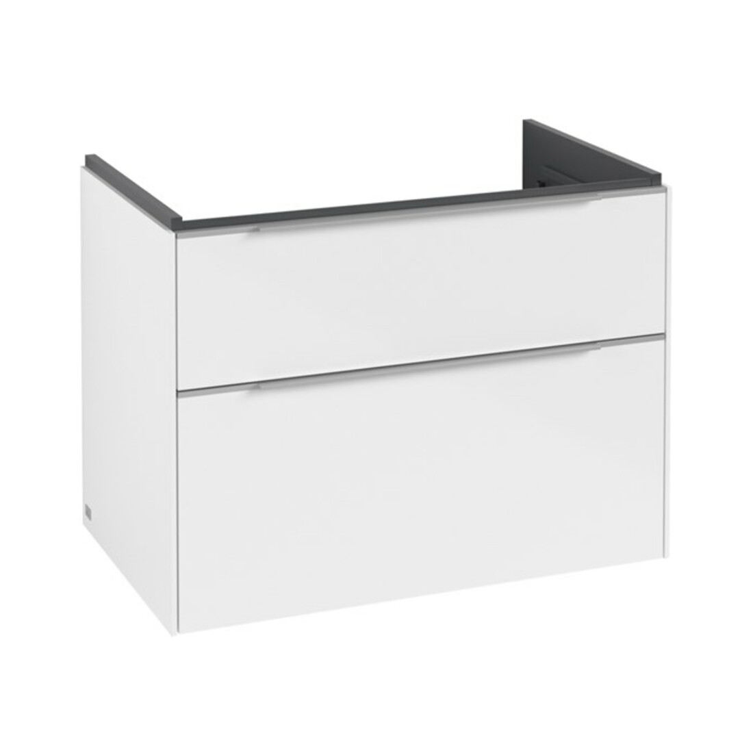 V&B Waschtischunterschrank Subway 3.0 77,2x57,6x47,8cm, o LE/Gr AL g, Bri wh.