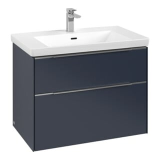 V&B Waschtischunterschrank Subway 3.0 77,2x57,6x47,8cm, o LE/Gr AL gl, Mar bl.