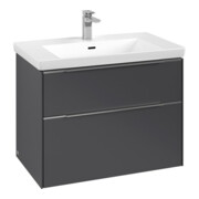 V&B Waschtischunterschrank Subway 3.0 77,2x57,6x47,8cm, o LE/Gr Alu gl, graph.