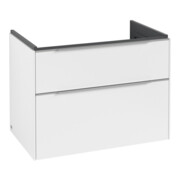 V&B Waschtischunterschrank Subway 3.0 77,2x57,6x47,8cm, o LED/Gr Alu gl, P wh.