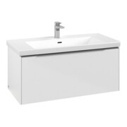 V&B Waschtischunterschrank Subway 3.0 97,3x42,9x47,8cm, m LE/Gr AL g, Bri wh.-3