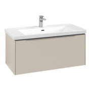V&B Waschtischunterschrank Subway 3.0 97,3x42,9x47,8cm, m LE/Gr AL g, cashm Gr
