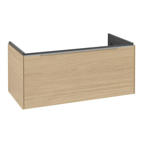 V&B Waschtischunterschrank Subway 3.0 97,3x42,9x47,8cm, m LE/Gr AL gl, Nord Oa