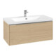 V&B Waschtischunterschrank Subway 3.0 97,3x42,9x47,8cm, m LE/Gr AL gl, Nord Oa-3