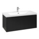 V&B Waschtischunterschrank Subway 3.0 97,3x42,9x47,8cm, m LE/Gr vo b, volc bla-3