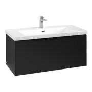 V&B Waschtischunterschrank Subway 3.0 97,3x42,9x47,8cm, m LE/Gr vo b, volc bla-3