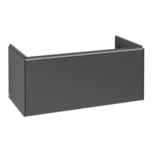 V&B Waschtischunterschrank Subway 3.0 97,3x42,9x47,8cm, o LE/Gr Alu gl, graph.