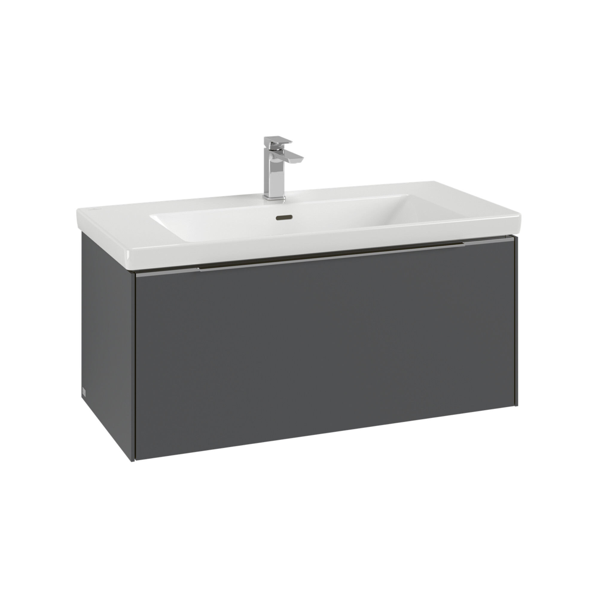 V&B Waschtischunterschrank Subway 3.0 97,3x42,9x47,8cm, o LE/Gr Alu gl, wine r ; Villeroy & Boch