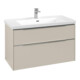 V&B Waschtischunterschrank Subway 3.0 97,3x57,6x47,8cm, m LE/Gr AL g, cashm Gr-1