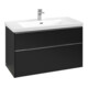 V&B Waschtischunterschrank Subway 3.0 97,3x57,6x47,8cm, m LE/Gr AL g, volc bla