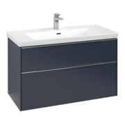 V&B Waschtischunterschrank Subway 3.0 97,3x57,6x47,8cm, m LE/Gr AL gl, Mar bl.