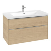 V&B Waschtischunterschrank Subway 3.0 97,3x57,6x47,8cm, m LE/Gr AL gl, Nord Oa-3