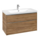 V&B Waschtischunterschrank Subway 3.0 97,3x57,6x47,8cm, m LE/Gr Alu gl, Kan Oa-1