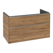 V&B Waschtischunterschrank Subway 3.0 97,3x57,6x47,8cm, m LE/Gr Alu gl, Kan Oa-3