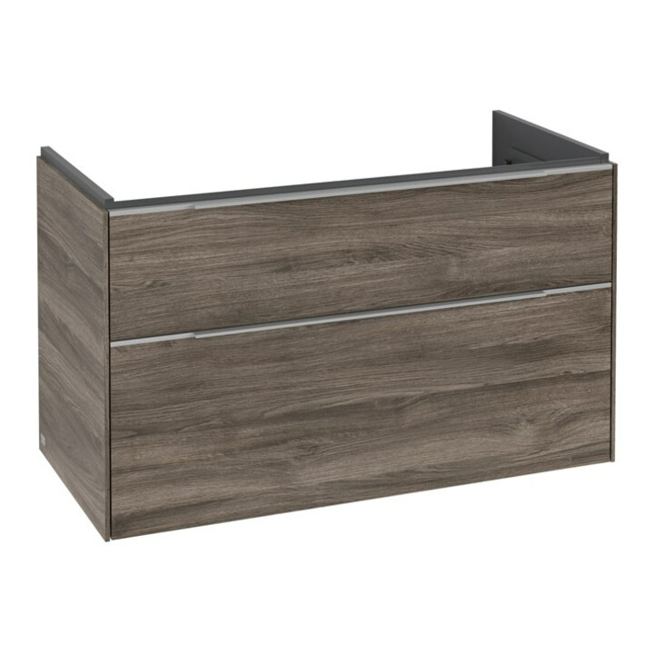 V&B Waschtischunterschrank Subway 3.0 97,3x57,6x47,8cm, m LE/Gr Alu gl, st. Oa