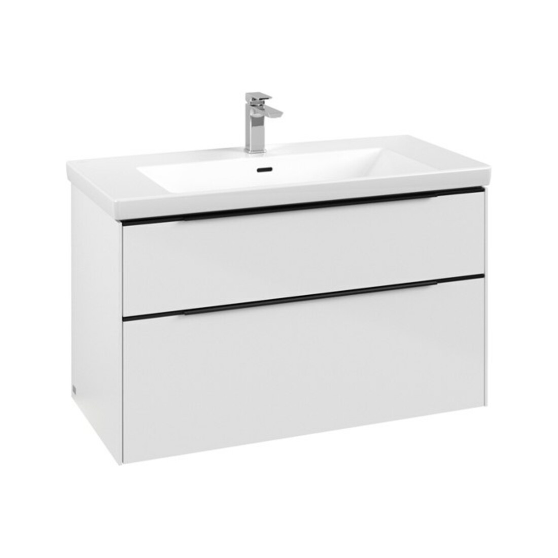 V&B Waschtischunterschrank Subway 3.0 97,3x57,6x47,8cm, m LE/Gr vo b, Bri wh.
