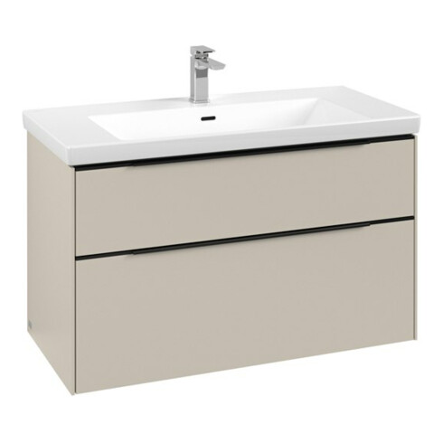 V&B Waschtischunterschrank Subway 3.0 97,3x57,6x47,8cm, m LE/Gr vo b, cashm Gr