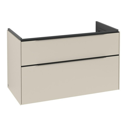 V&B Waschtischunterschrank Subway 3.0 97,3x57,6x47,8cm, m LE/Gr vo b, cashm Gr