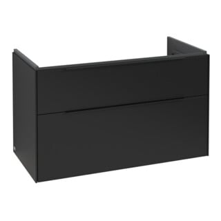 V&B Waschtischunterschrank Subway 3.0 97,3x57,6x47,8cm, m LE/Gr vo b, volc bla